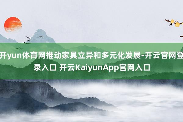 开yun体育网推动家具立异和多元化发展-开云官网登录入口 开云KaiyunApp官网入口